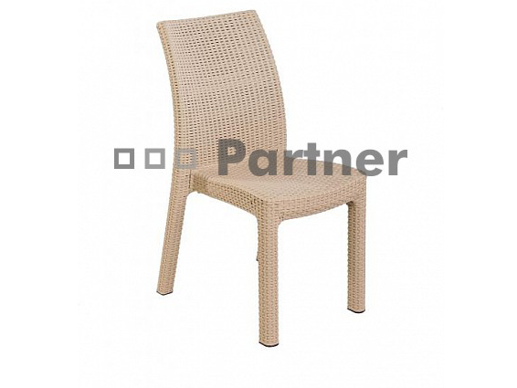 Zahradní sestava Leeds I. 1+4 (piesková) (um. ratan)